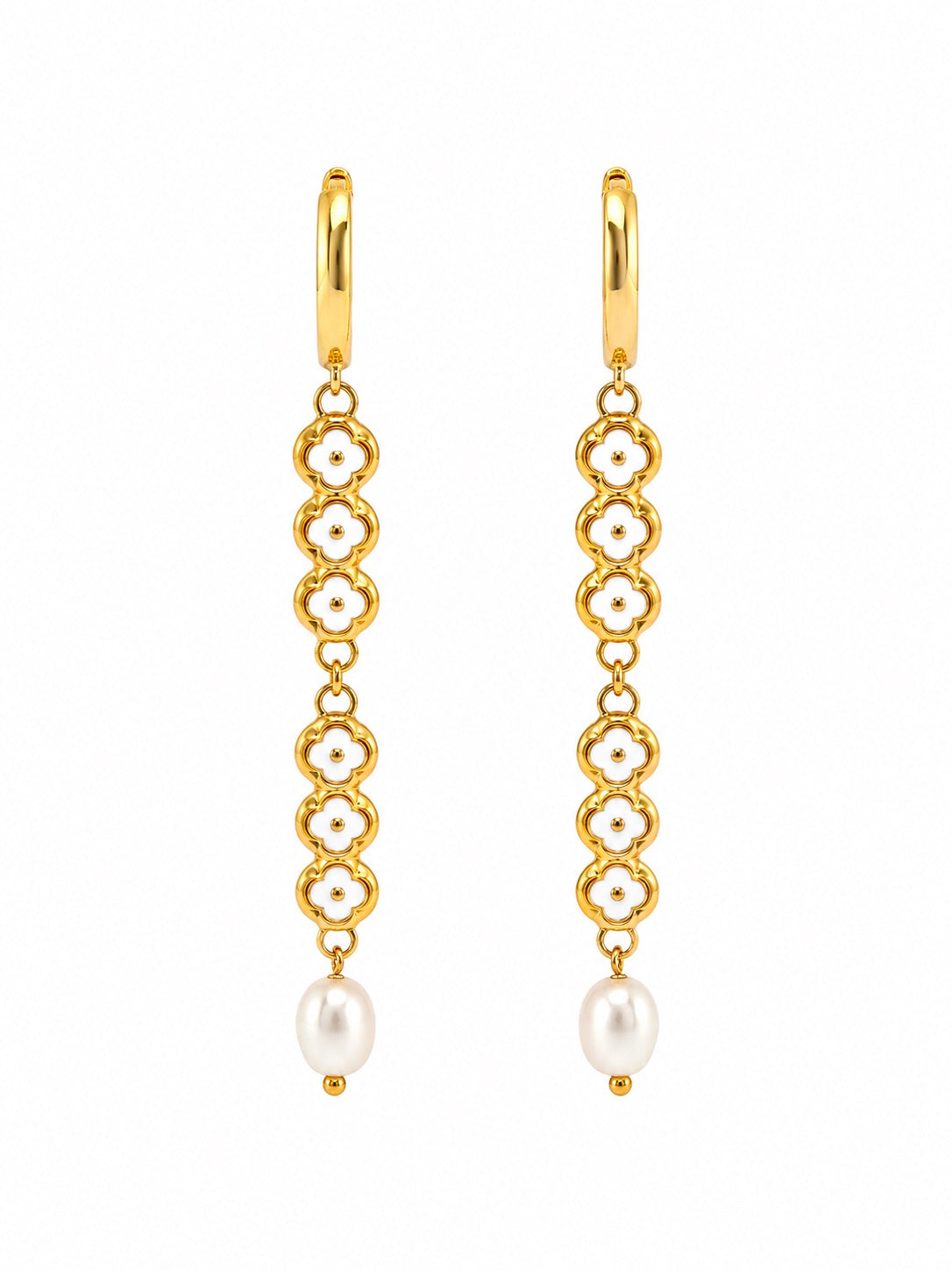 MARGARITES ENAMEL EARRINGS