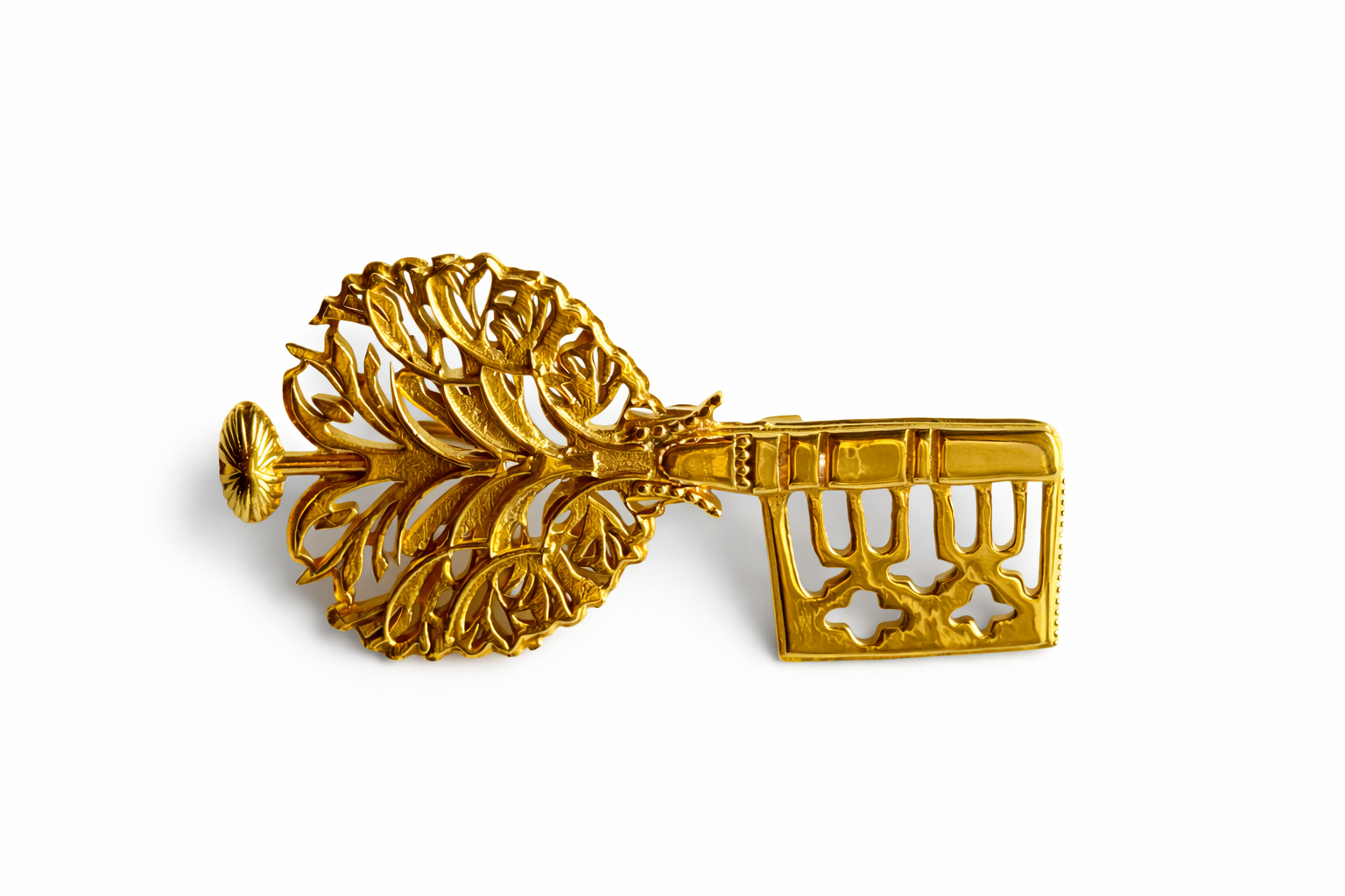 Ex-Voto Sacred Key Brooch