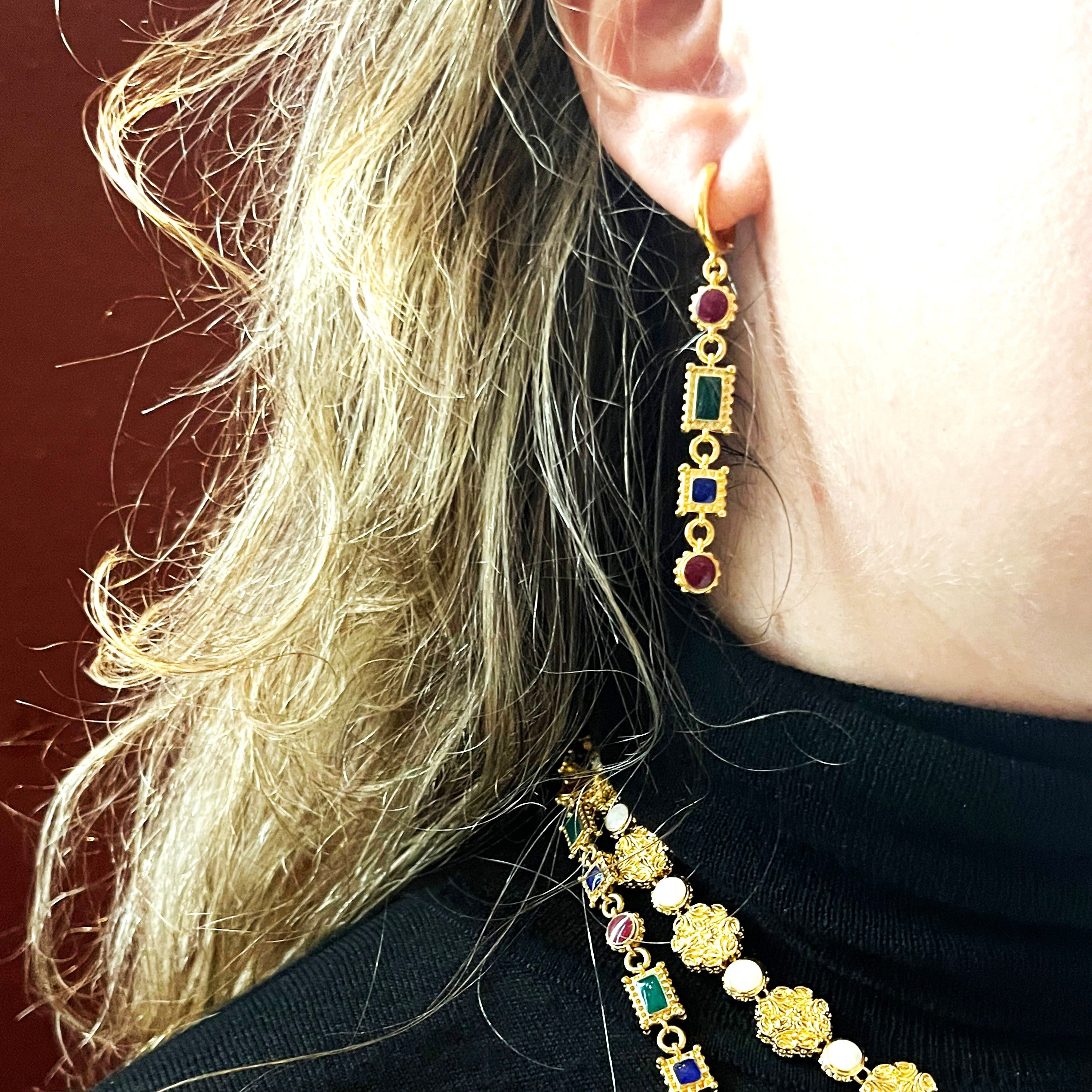 Irene Enamel Earrings