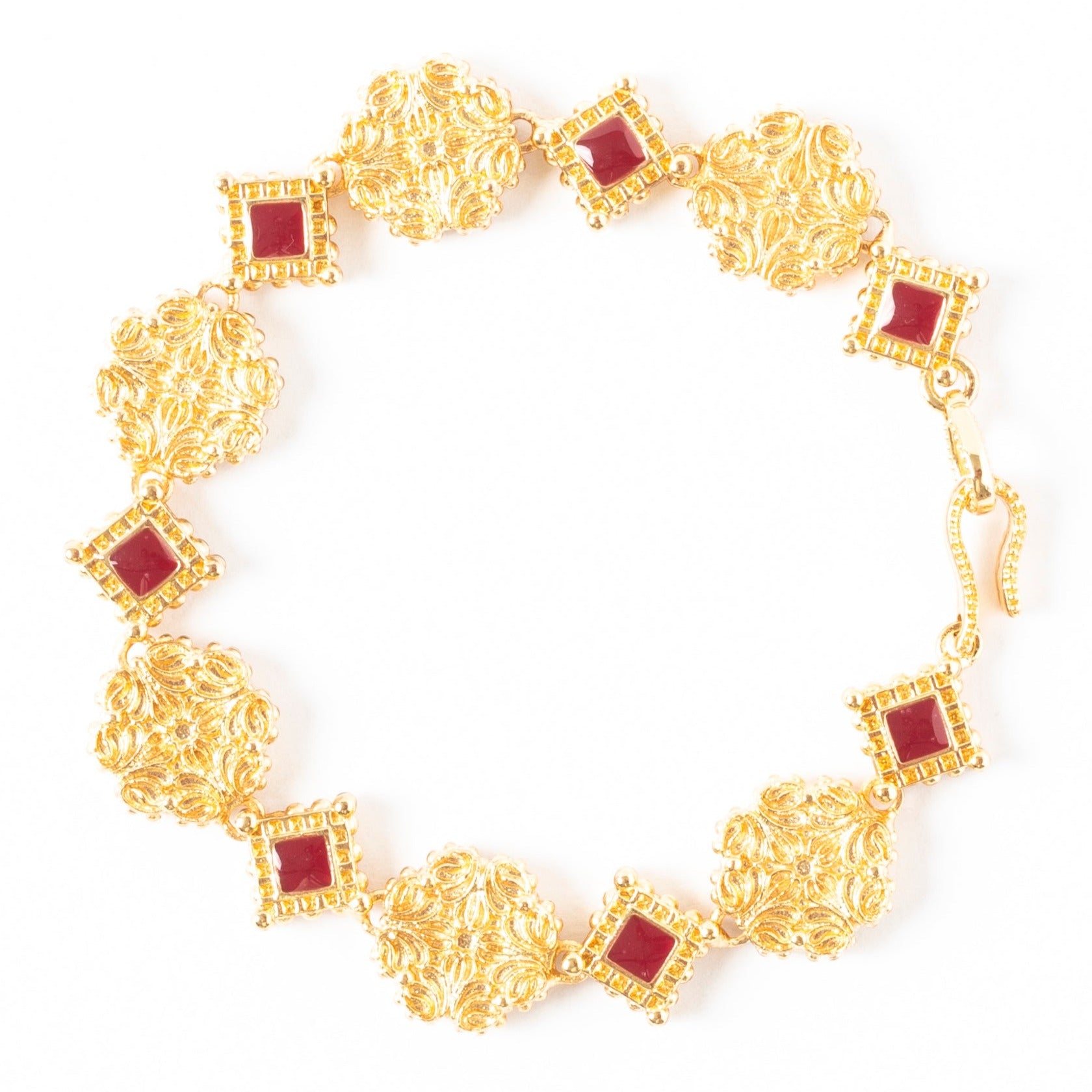 Galla Placidia Square Enamel Bracelet