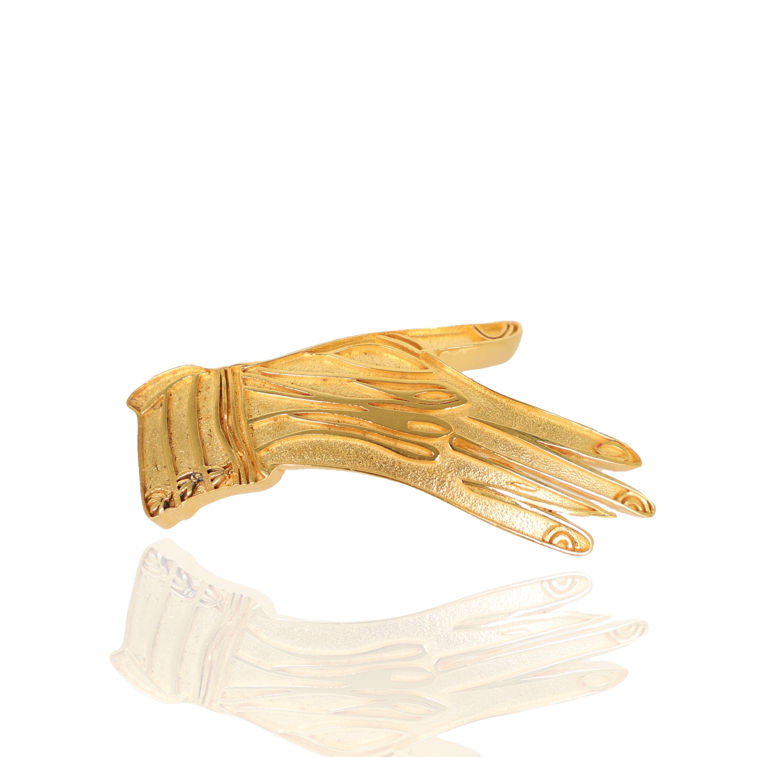 Ex-Voto Hands Brooch