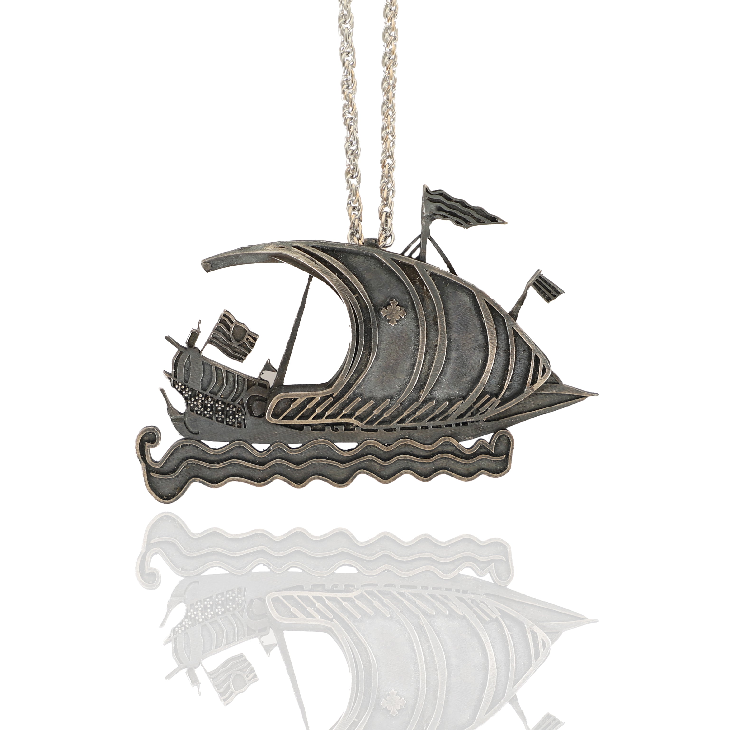 Ex-Voto Ship Necklace