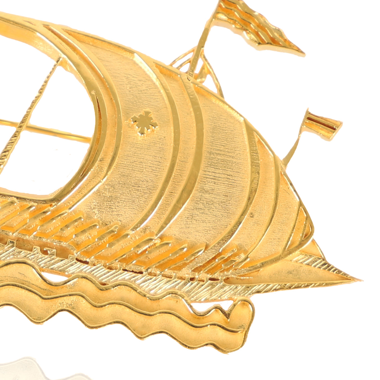 Ex-Voto Ship Brooch