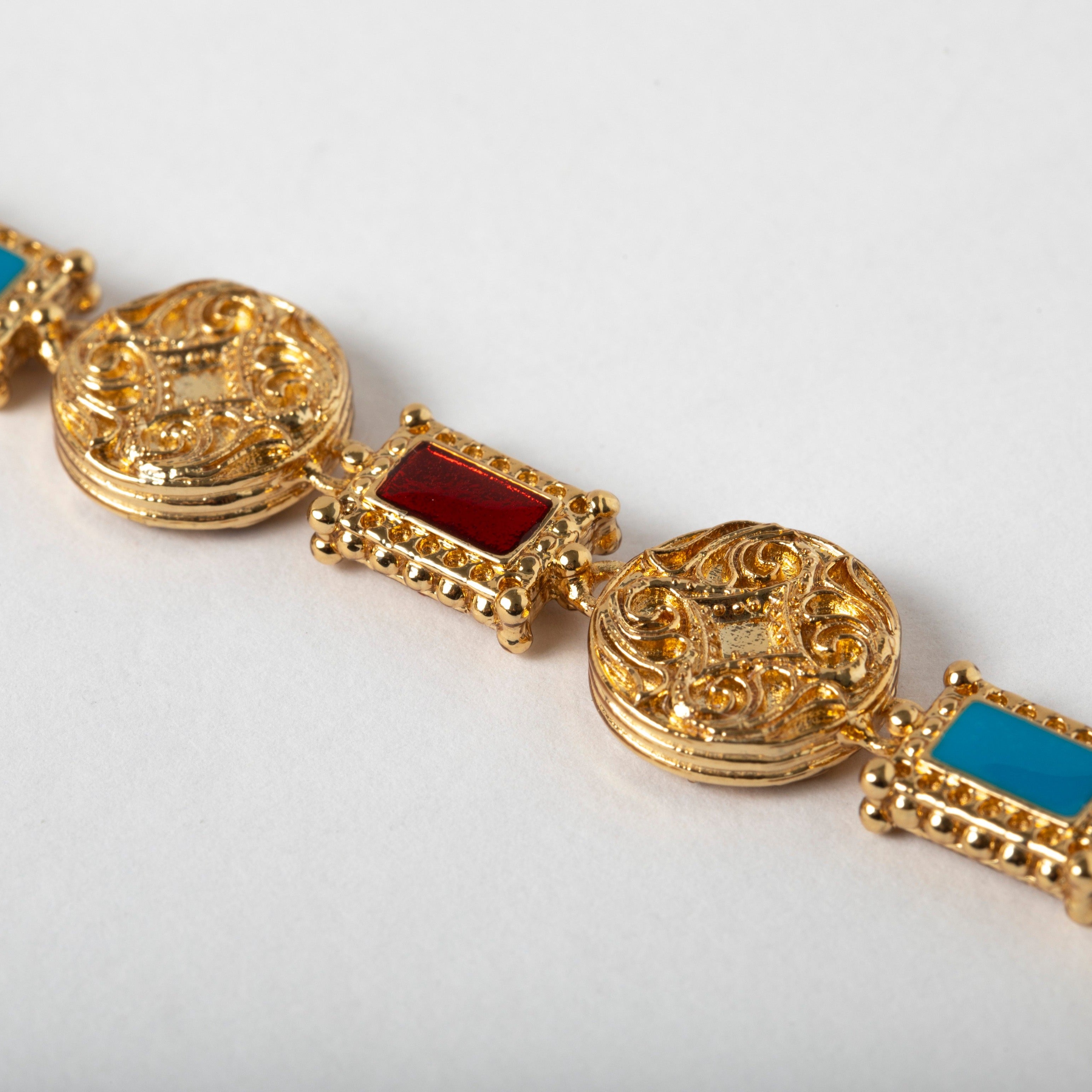 Theodora Rectangle Enamel Bracelet