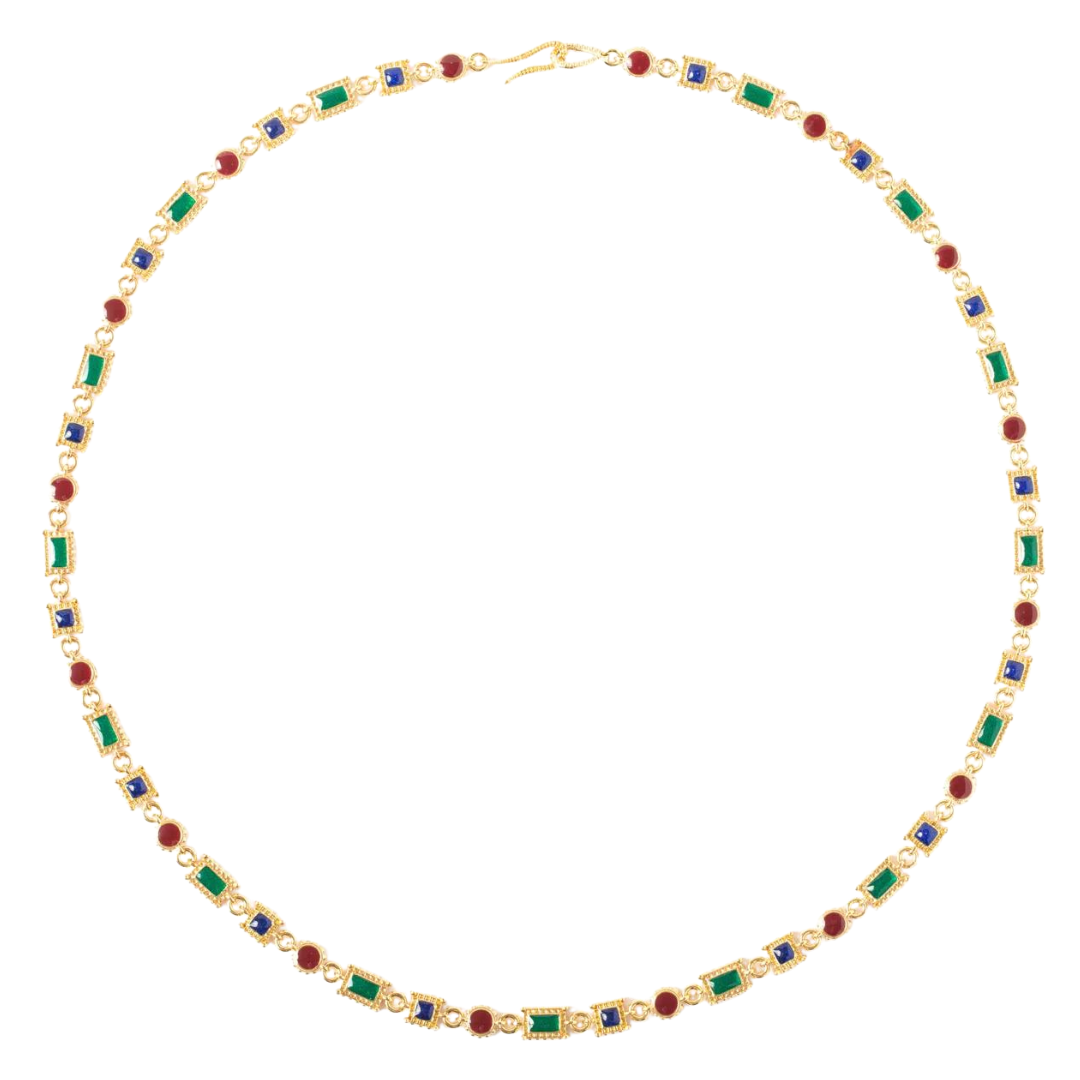 Irene Enamel Necklace